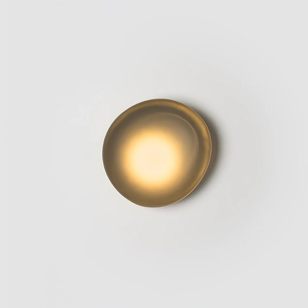 Organic minimalist wall lamp