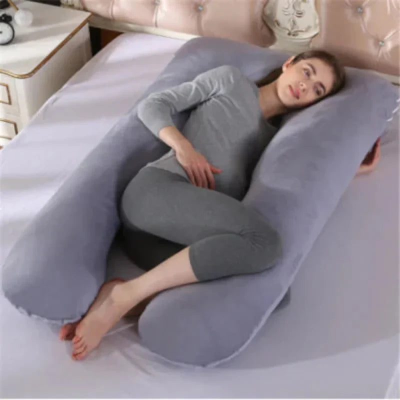 Poduszka do Spania Typu U 72x132 cm, Poliester, do Sypialni
