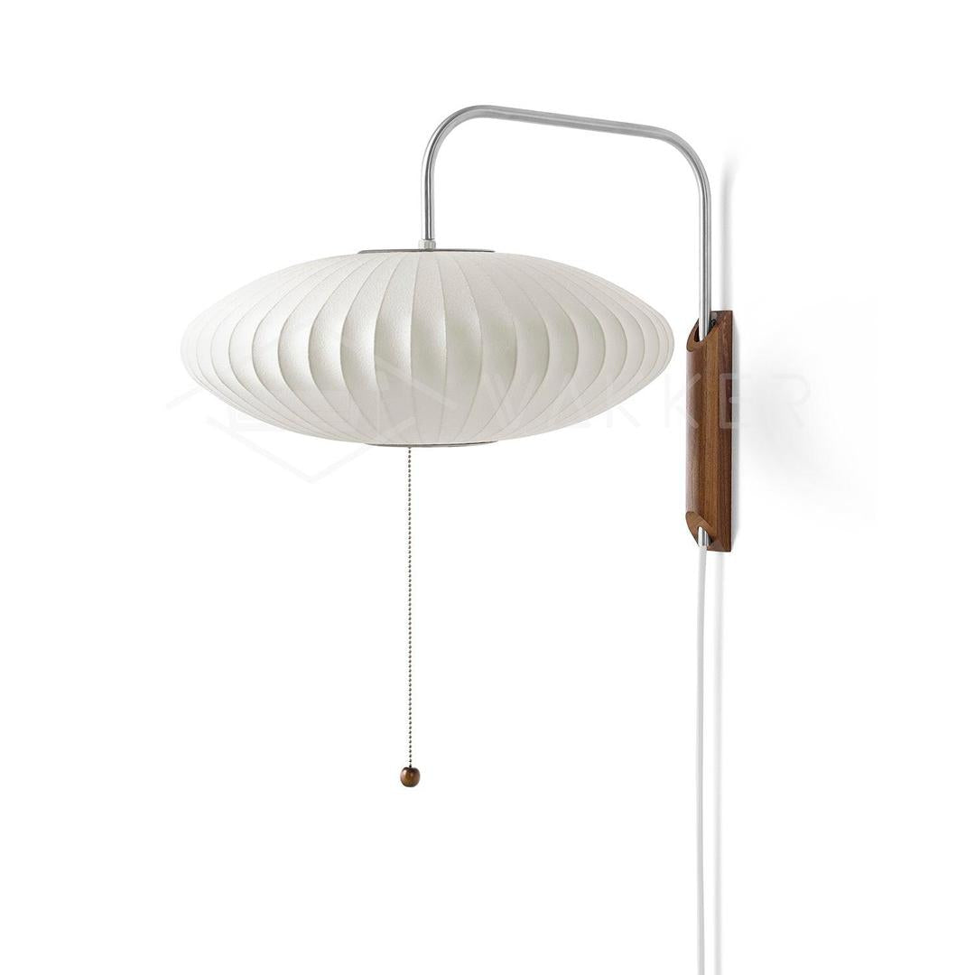 Plisowana Lampa Ścienna Mid Century Modern