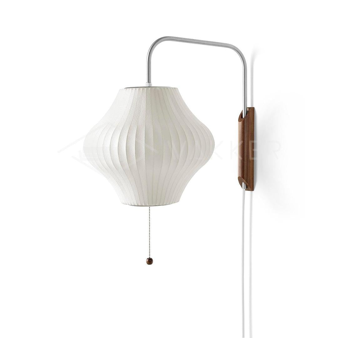 Plisowana Lampa Ścienna Mid Century Modern