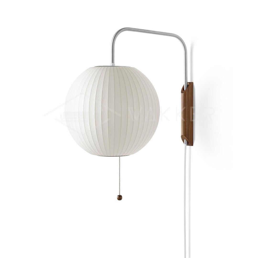 Plisowana Lampa Ścienna Mid Century Modern