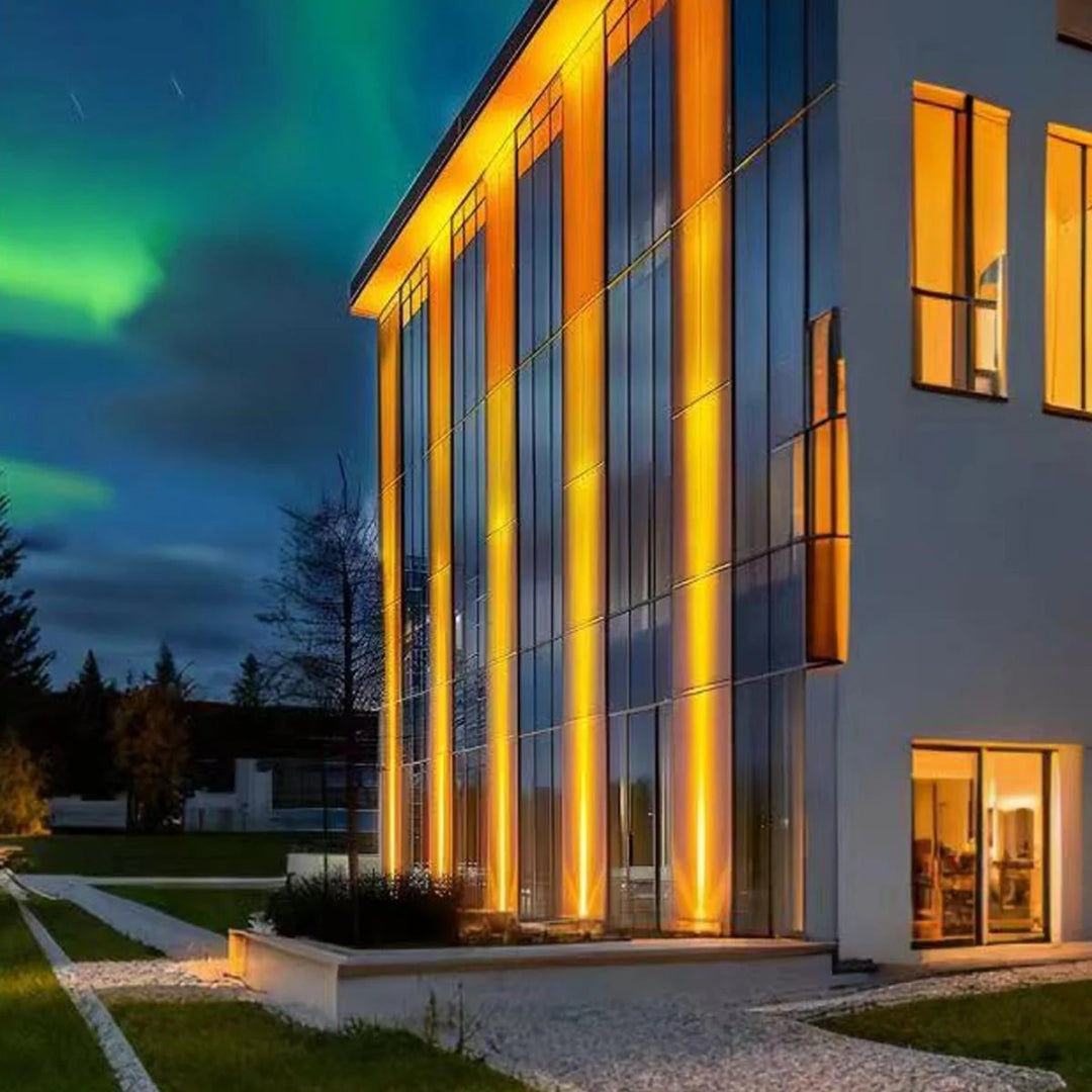 Architektoniczna zewnętrzna lampa ścienna LED – widok produktu 14 | Nuvira Home