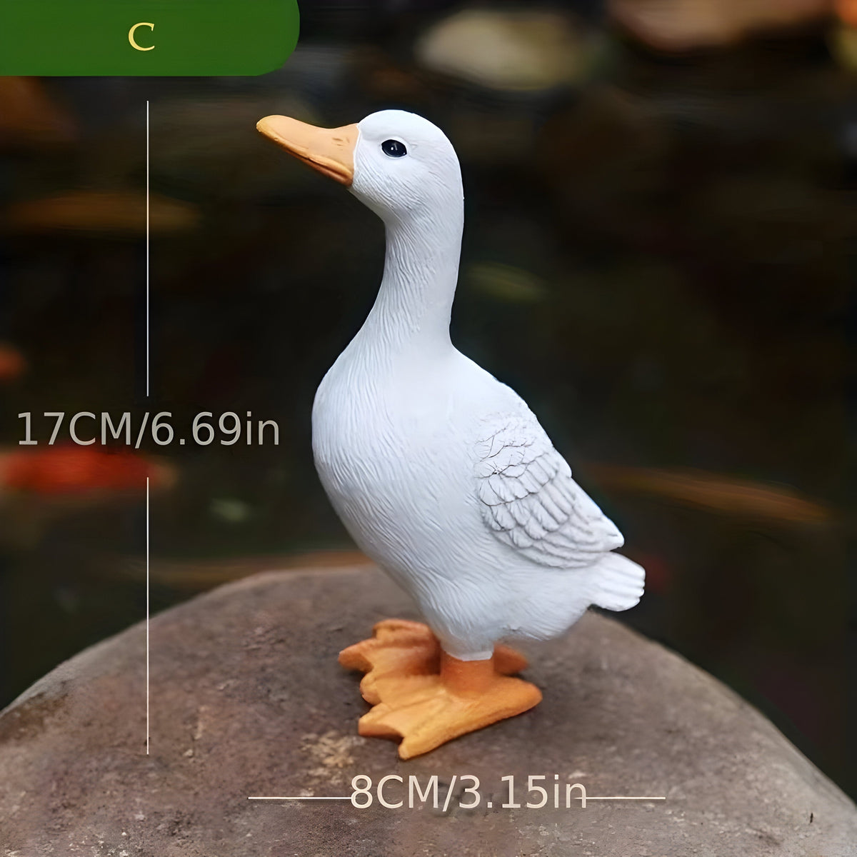 Figurka Ogrodowa Kaczki i Gęsi z Detalicznym Upierzeniem – widok produktu 4 | Nuvira Home