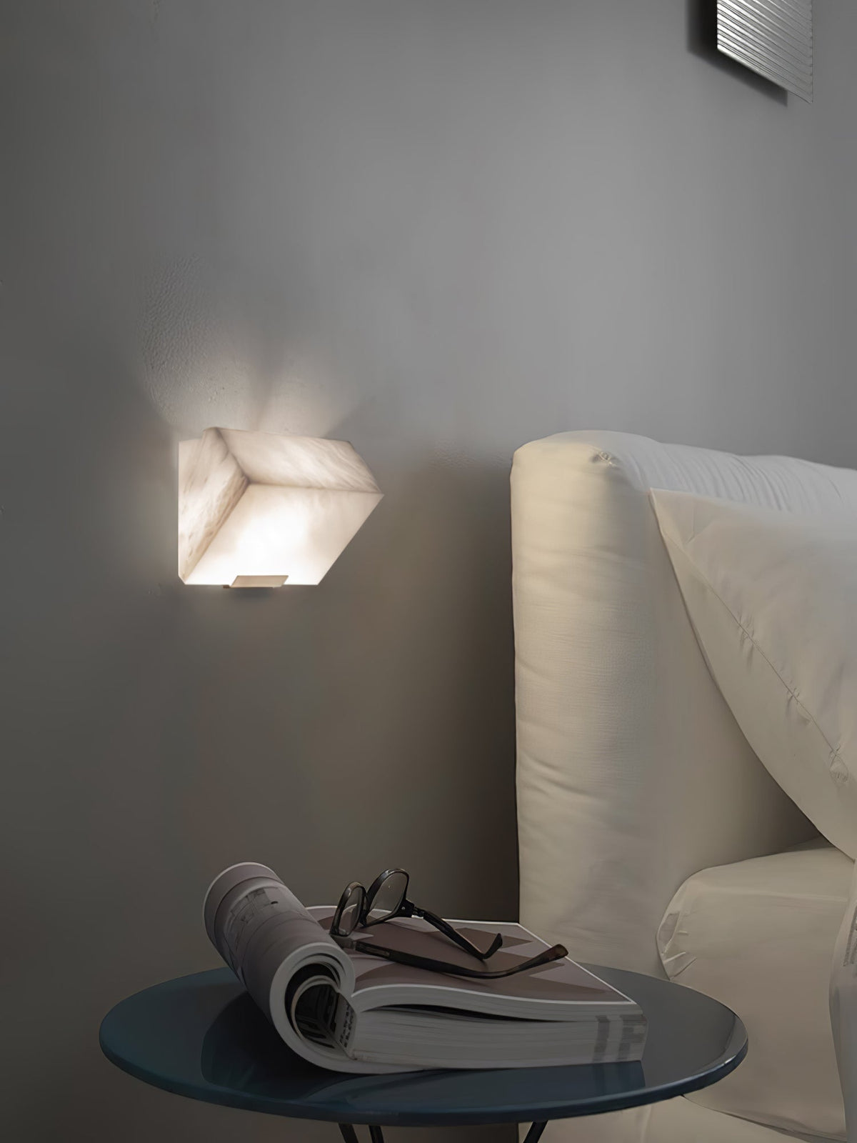 Kinkiet Art Deco z Kostkami Alabastrowymi i Wbudowanym LED – widok produktu 12 | Nuvira Home