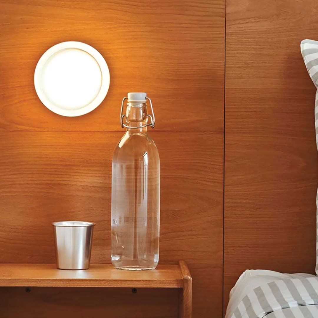 Lampa Ścienna Okrągła – Vintage Design – widok produktu 5 | Nuvira Home