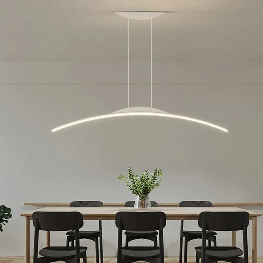 Smukła Lampa Wisząca LED – Minimalistyczny Nowoczesny Design – widok produktu 6 | Nuvira Home