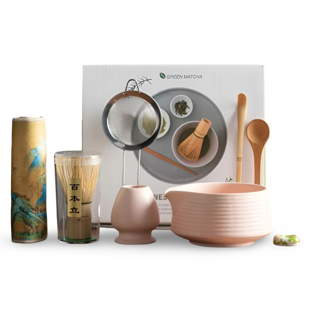 Kompletny Zestaw do Matcha 8-Elementowy z Czarką 500 ml – widok produktu 2 | Nuvira Home