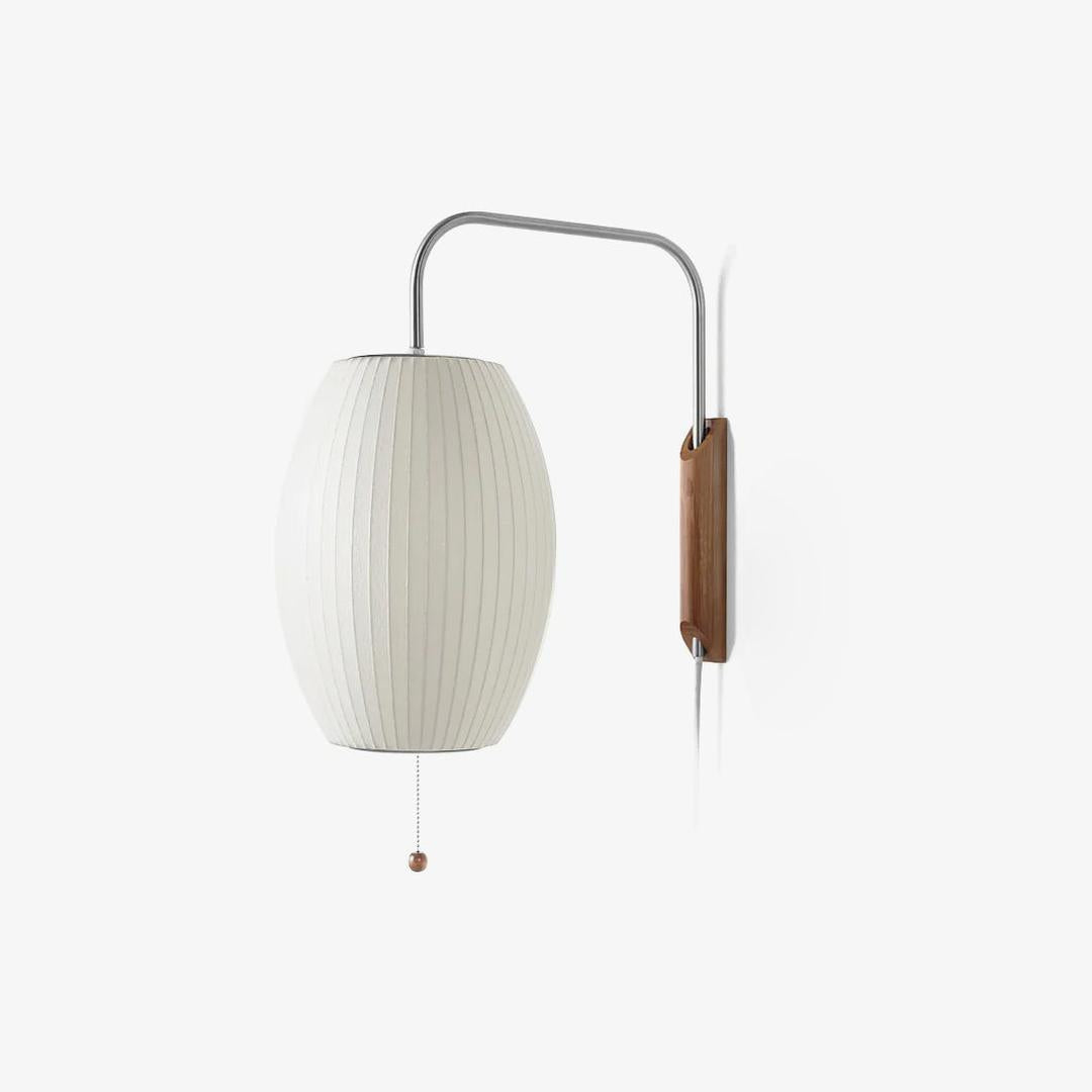 Plisowana Lampa Ścienna Mid Century Modern