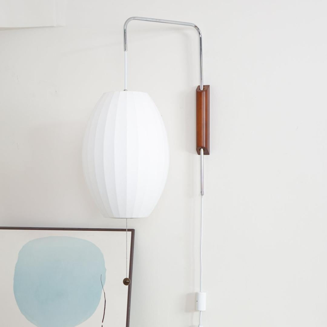 Plisowana Lampa Ścienna Mid Century Modern