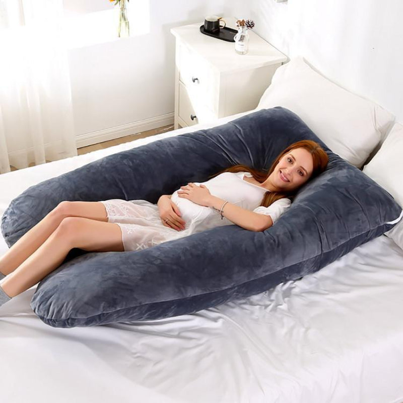 Poduszka do Spania Typu U 72x132 cm, Poliester, do Sypialni