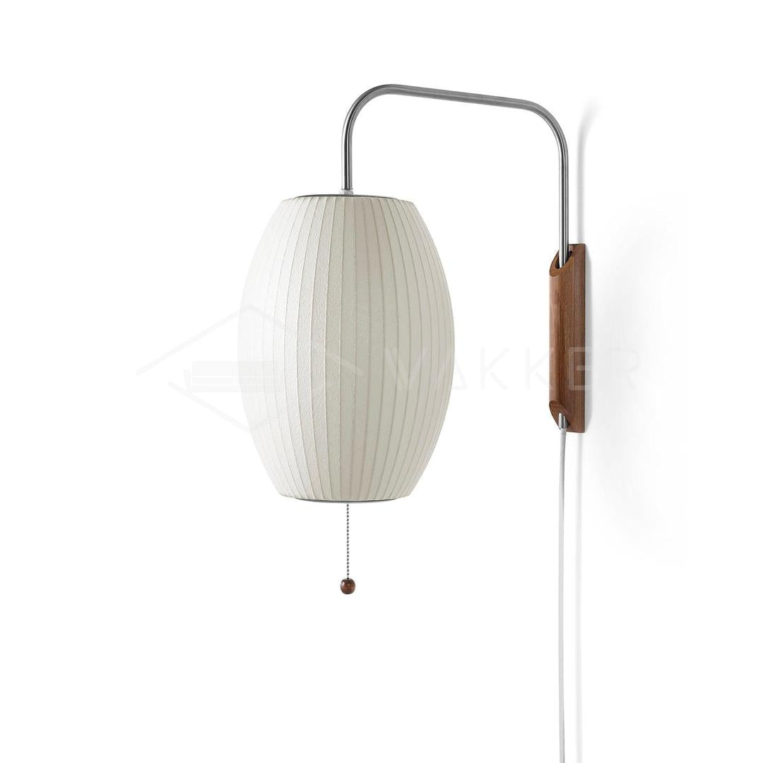 Plisowana Lampa Ścienna Mid Century Modern