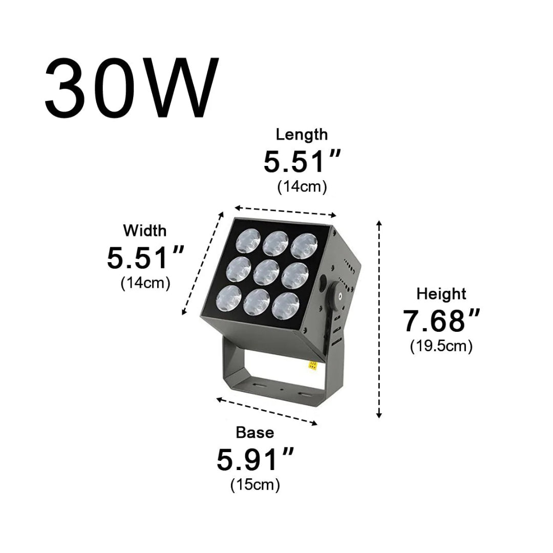 Architektoniczna zewnętrzna lampa ścienna LED – widok produktu 23 | Nuvira Home