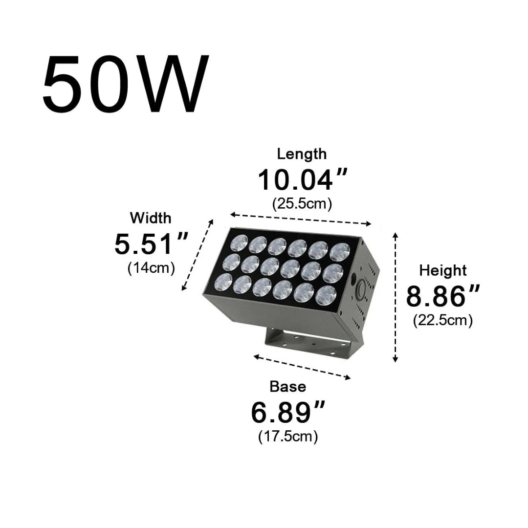 Architektoniczna zewnętrzna lampa ścienna LED – widok produktu 24 | Nuvira Home