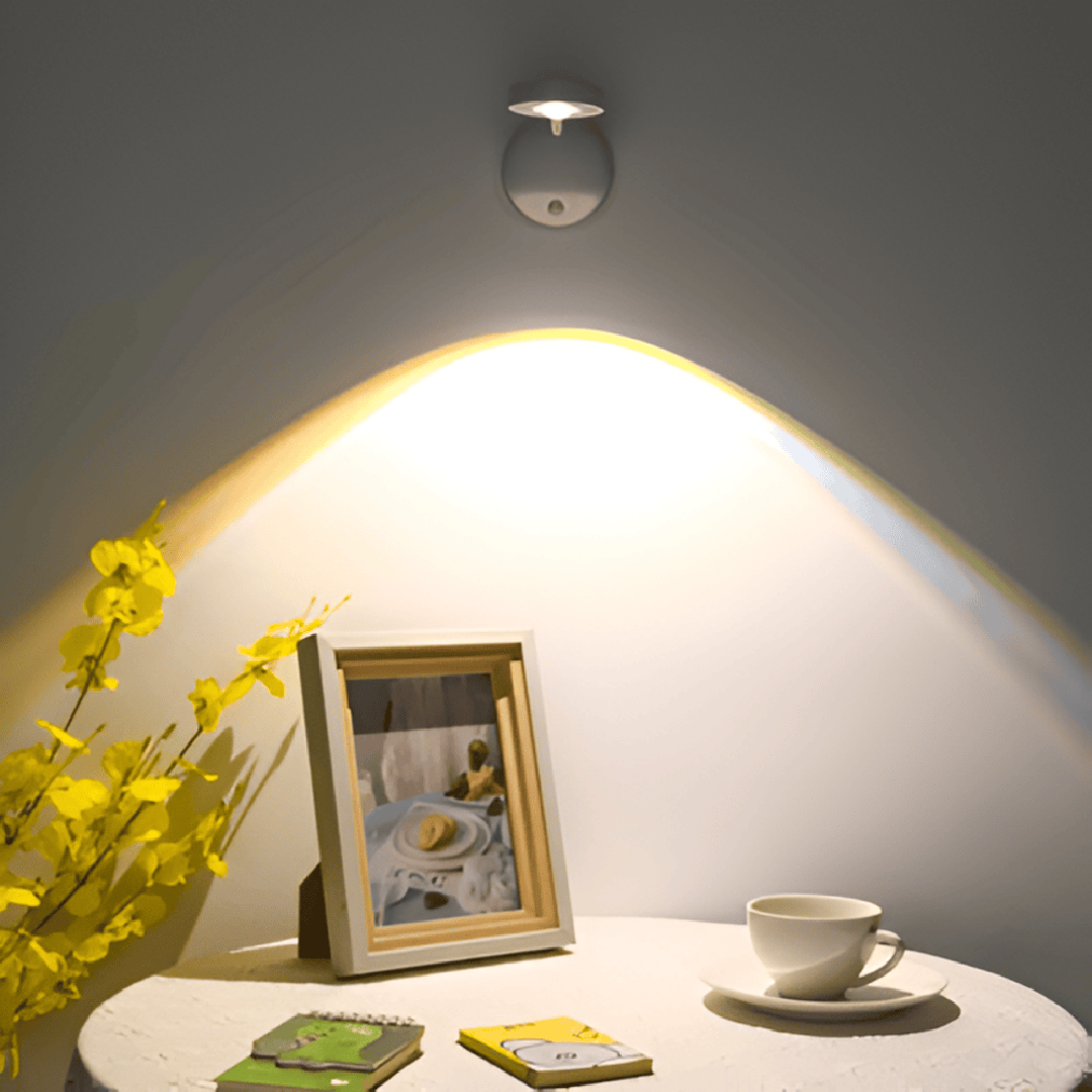Bezprzewodowa Lampa Ścienna LED – Oświetlenie z Czujnikiem Ruchu – widok produktu 5 | Nuvira Home