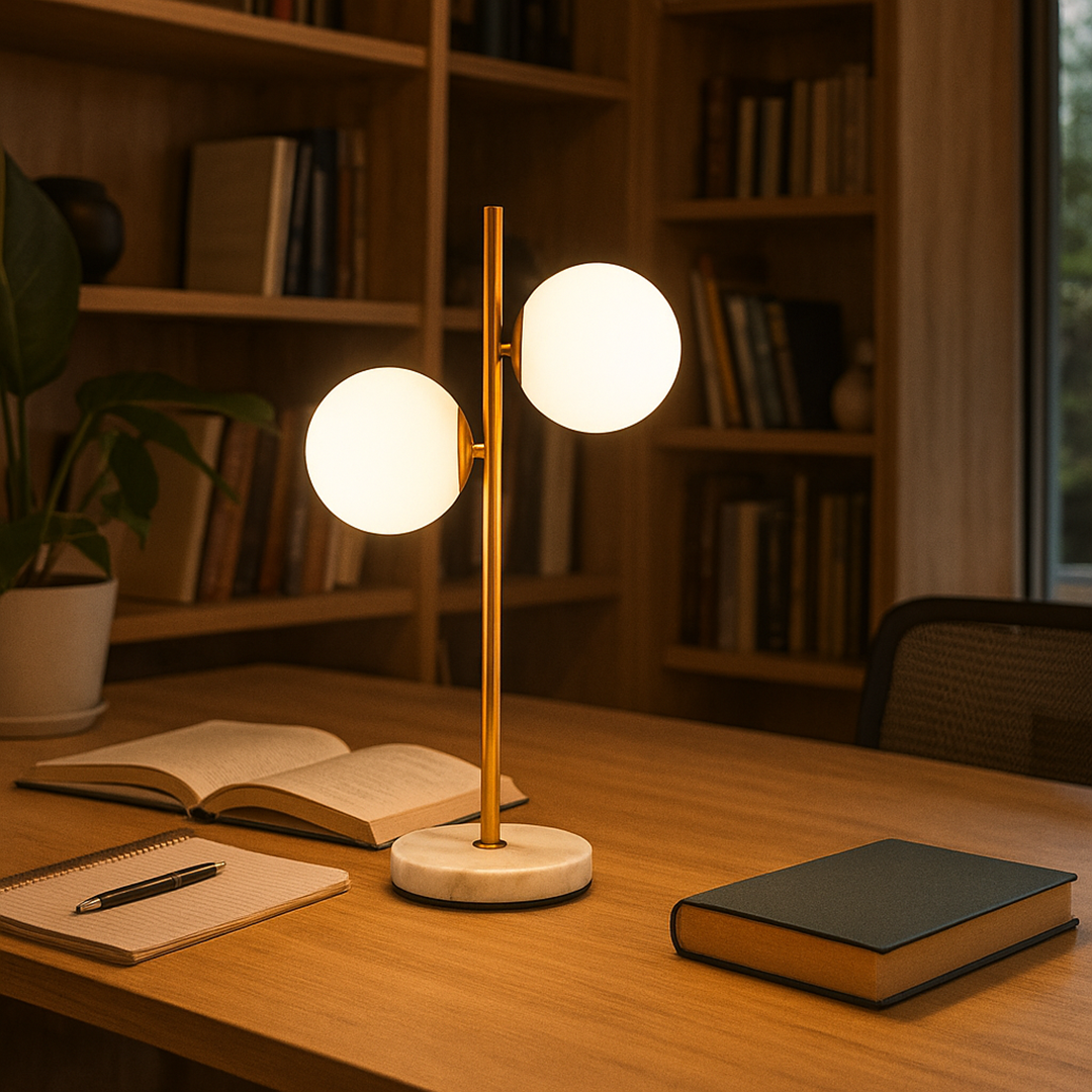 Bezprzewodowa lampa stołowa LED – Ładowana kablem USB – widok produktu 6 | Nuvira Home