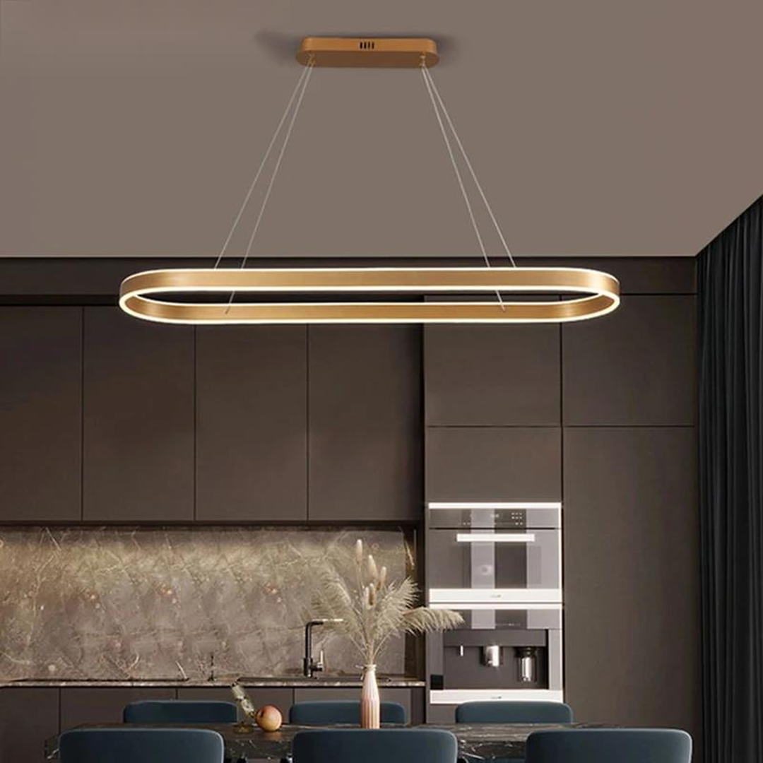 Metaliczna Lampa Wisząca – Luksusowe Oświetlenie Designerskie – widok produktu 6 | Nuvira Home