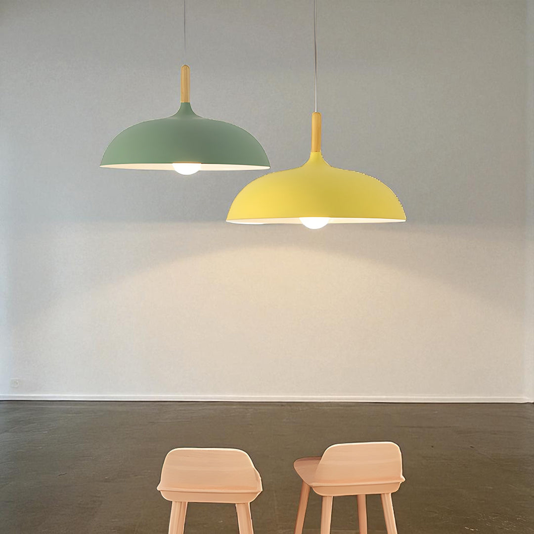 Nordycka Lampa Sufitowa Dębowa – Drewniana – widok produktu 6 | Nuvira Home