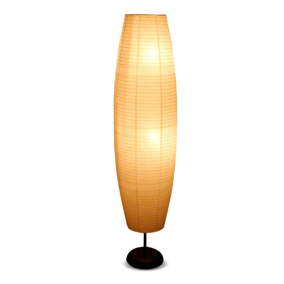 Nordycka papierowa kolumnowa lampa podłogowa – widok produktu 7 | Nuvira Home