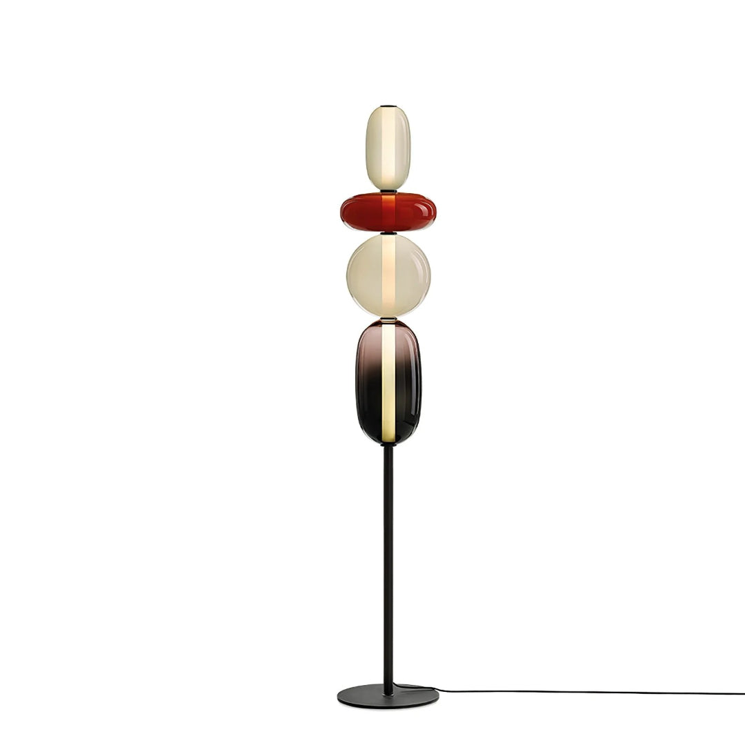Nowoczesna szklana lampa podłogowa – widok produktu 27 | Nuvira Home
