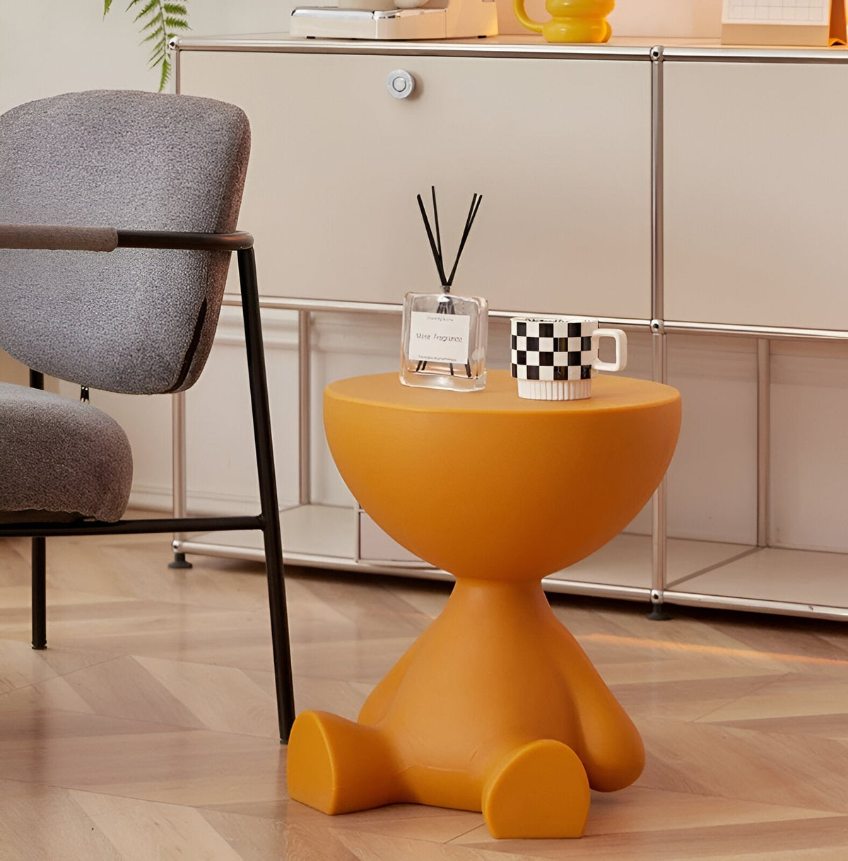 Okrągły Stolik Kawowy do Salonu w Stylu Nowoczesnym – widok produktu 2 | Nuvira Home