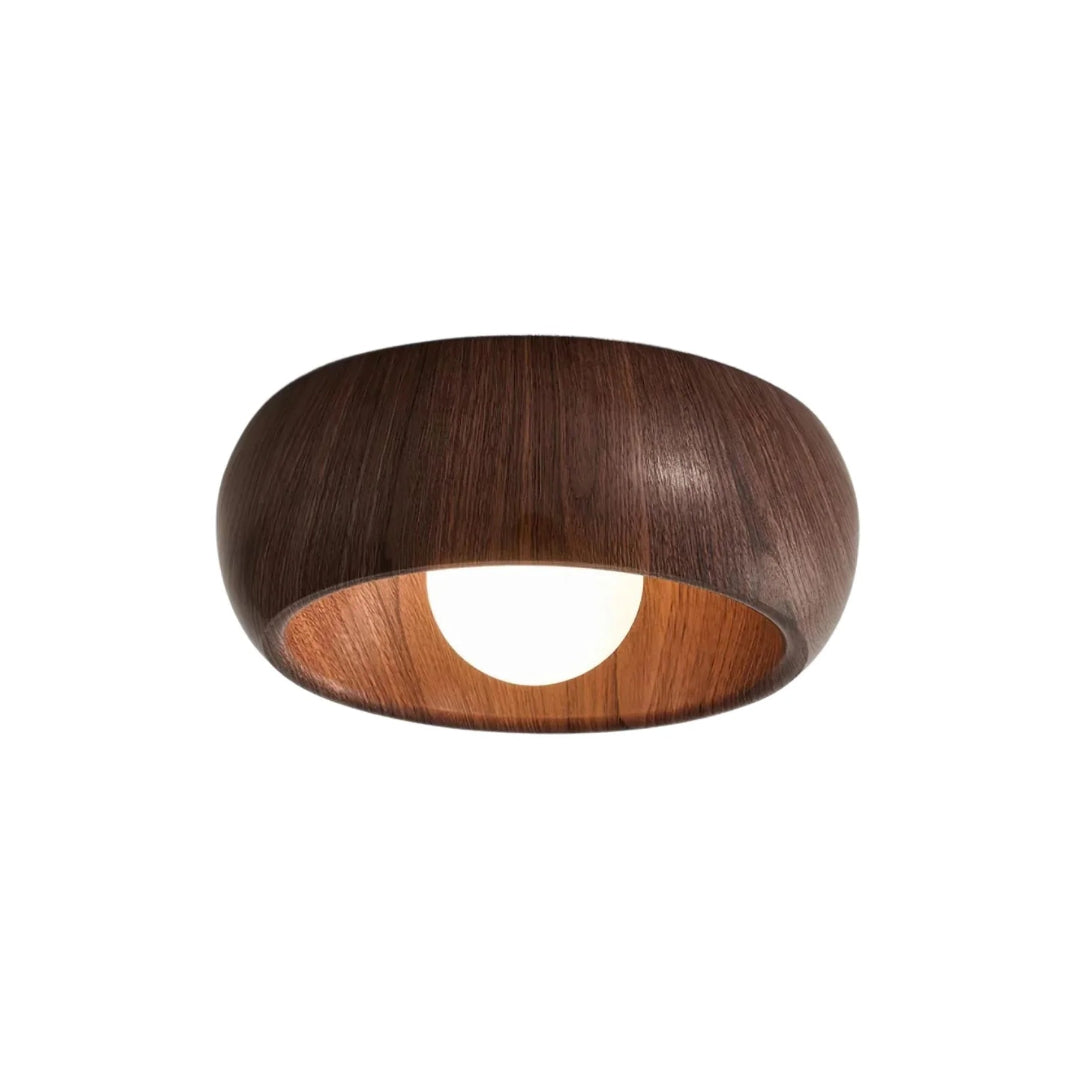 Organiczna drewniana lampa sufitowa – widok produktu 1 | Nuvira Home
