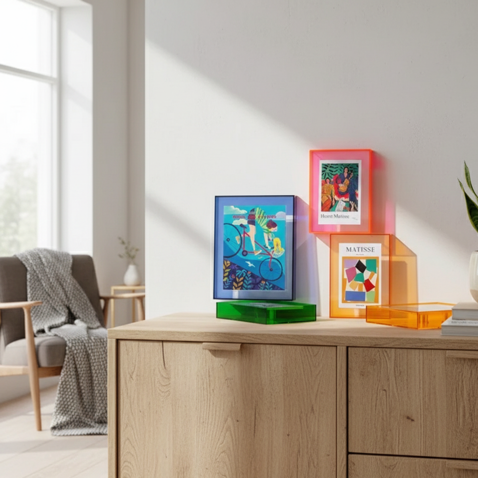 Przezroczysta Ramka na Zdjęcia z Akrylu – widok produktu 1 | Nuvira Home