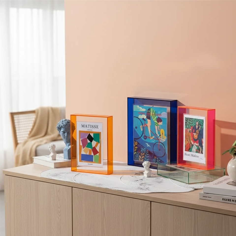 Przezroczysta Ramka na Zdjęcia z Akrylu – widok produktu 2 | Nuvira Home