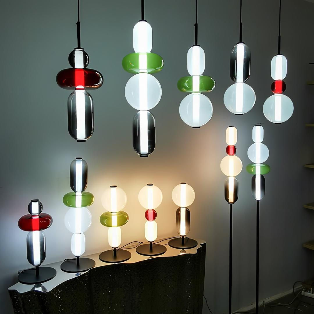 Rzeźbiarska Lampa Wisząca Ze Szkła Do Nowoczesnych Wnętrz – widok produktu 48 | Nuvira Home