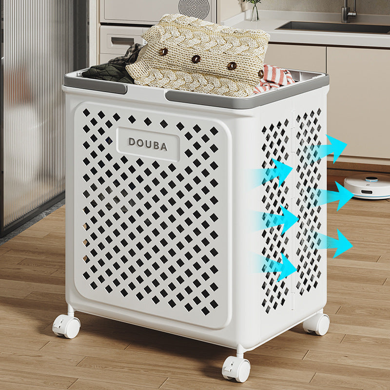 Składany Kosz na Pranie na Kółkach – widok produktu 2 | Nuvira Home