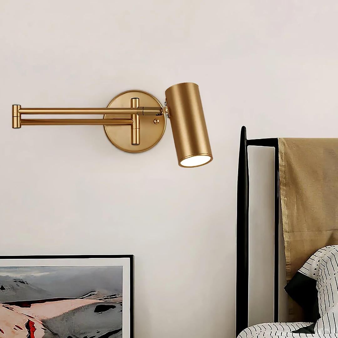 Zabytkowa Lampa Ścienna z Obrotowym Ramieniem – Styl Industrialny – widok produktu 5 | Nuvira Home