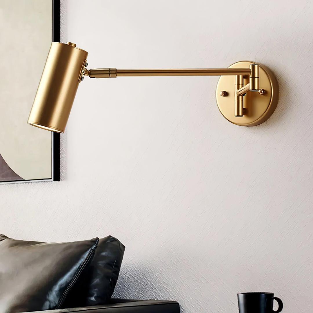 Zabytkowa Lampa Ścienna z Obrotowym Ramieniem – Styl Industrialny – widok produktu 6 | Nuvira Home