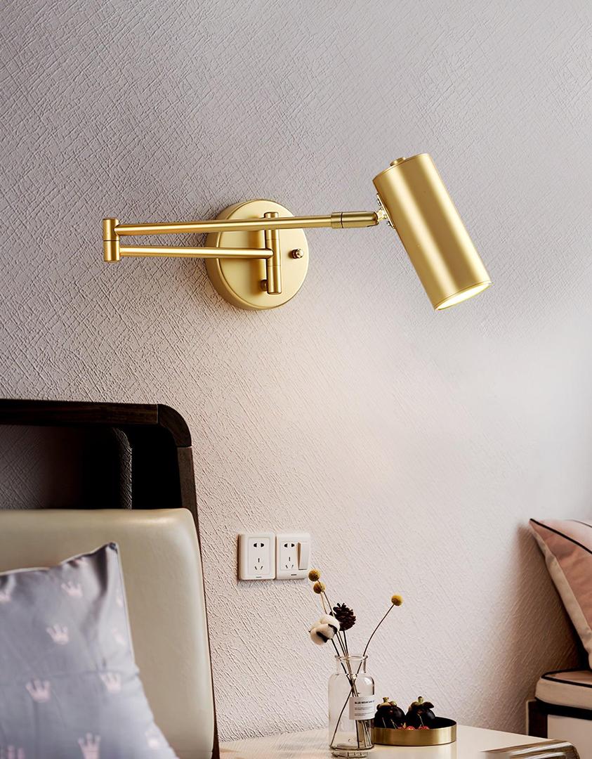 Zabytkowa Lampa Ścienna z Obrotowym Ramieniem – Styl Industrialny – widok produktu 8 | Nuvira Home