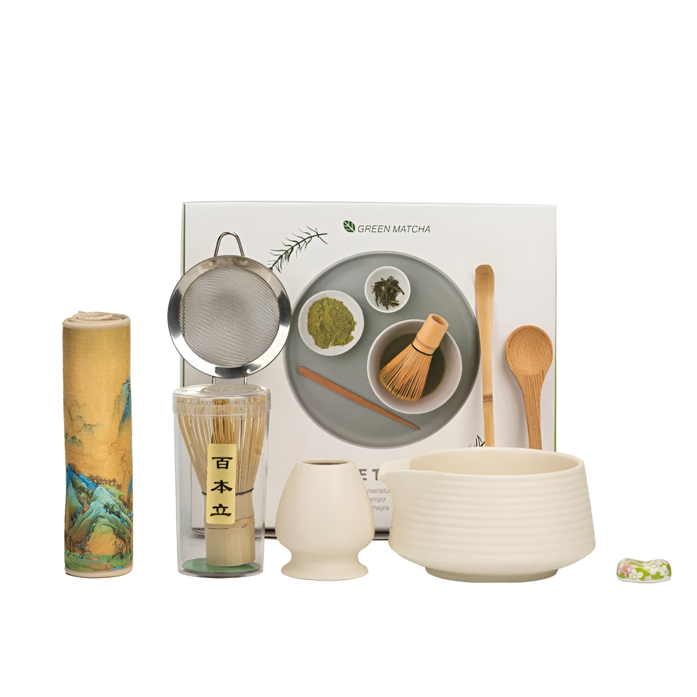 Kompletny Zestaw do Matcha 8-Elementowy z Czarką 500 ml – widok produktu 3 | Nuvira Home